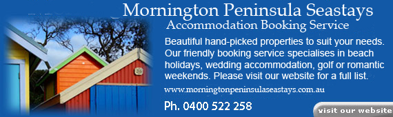 Mornington Peninsula Sea Stayz Accommodation Booking Service on the Mornington Peninsula