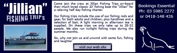 The Jillian Fishing & Boat Charter, Rye, Mornington Peninsula