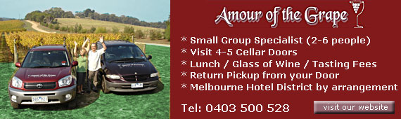 Amour of the Grape Wine Tours on the Mornington Peninsula