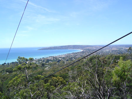 View fron the Arthurs Seat Chairlift