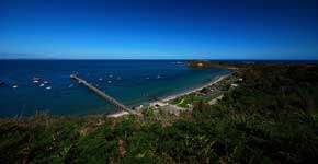 Flinders Pier today showing the cargo shed