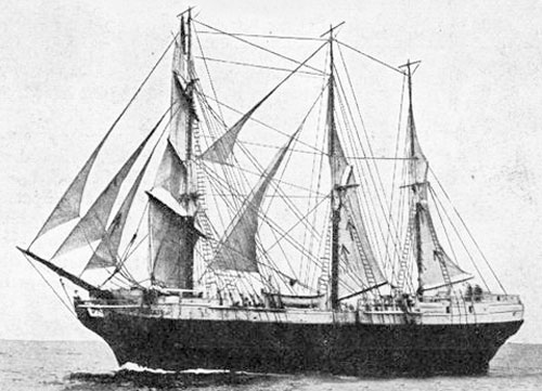 The Success Convict Ship used to transport convicts to Australia in the 1850's