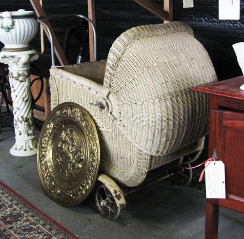 Old pram at the Mornington Antique Centre, Mornington Tyabb Rd Mornington, Mornington Peninsula