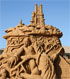 sandsculpture at Frankston on the Mornington Peninsula