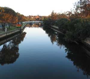 Kananook Creek at Frankston Foreshore